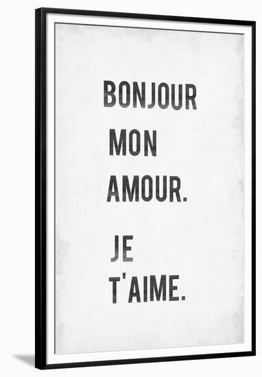 Mon Amour-The Vintage Collection-Framed Giclee Print