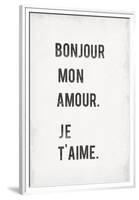 Mon Amour-The Vintage Collection-Framed Giclee Print