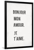 Mon Amour-The Vintage Collection-Framed Giclee Print