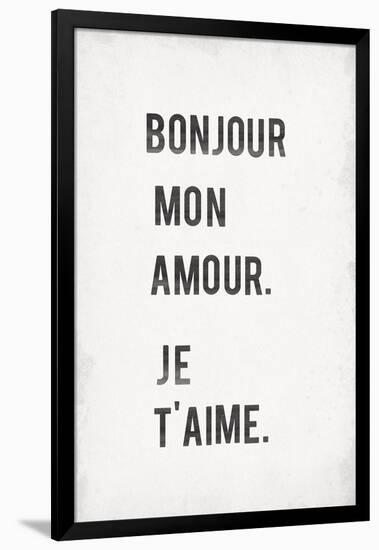 Mon Amour-The Vintage Collection-Framed Giclee Print