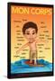 Mon Corps - My Body (Surfer Boy) in French-Gerard Aflague Collection-Framed Poster