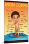 Mon Corps - My Body (Surfer Boy) in French-Gerard Aflague Collection-Mounted Poster