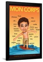 Mon Corps - My Body (Surfer Boy) in French-Gerard Aflague Collection-Framed Poster