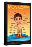 Mon Corps - My Body (Surfer Boy) in French-Gerard Aflague Collection-Framed Poster