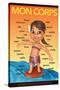 Mon Corps - My Body (Surfer Girl) in French-Gerard Aflague Collection-Stretched Canvas