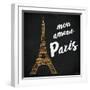 Mon Paris Gold I-Linda Baliko-Framed Art Print