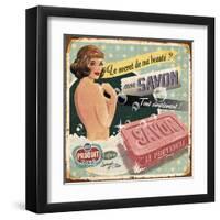 Mon savon-Bruno Pozzo-Framed Art Print