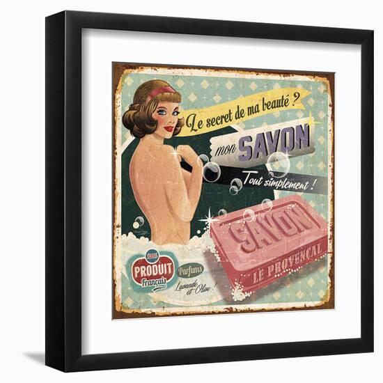 Mon savon-Bruno Pozzo-Framed Art Print