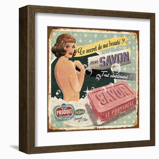 Mon savon-Bruno Pozzo-Framed Art Print