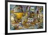 Mona 2 Spaghetti-Bill Bell-Framed Giclee Print