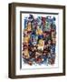 Mona Cat-Bill Bell-Framed Giclee Print