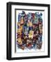 Mona Cat-Bill Bell-Framed Giclee Print