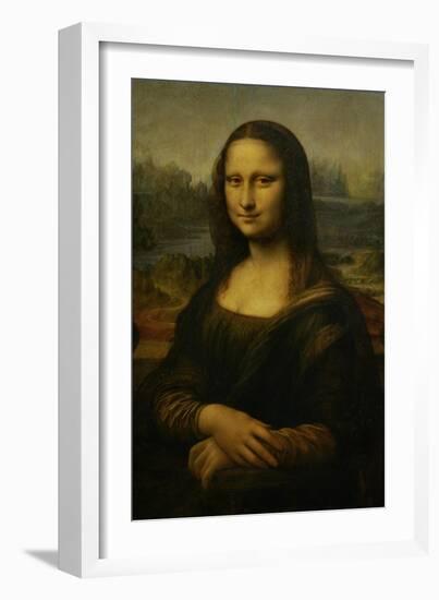 Mona Lisa, 1503-1506-Leonardo da Vinci-Framed Giclee Print