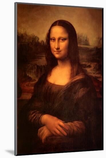 Mona Lisa, c.1507-Leonardo da Vinci-Mounted Art Print