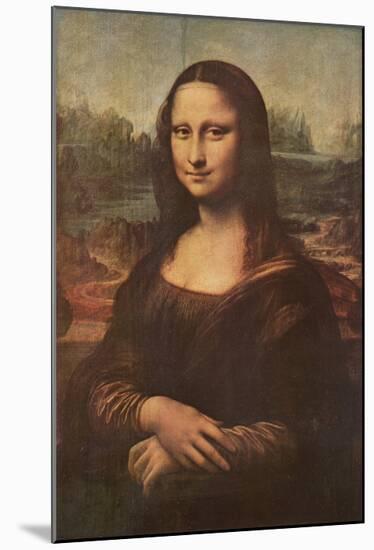 Mona Lisa, c.1507-Leonardo da Vinci-Mounted Art Print