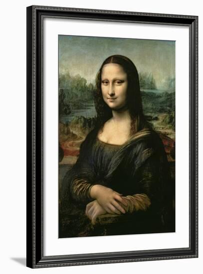 Mona Lisa, c.1507-Leonardo da Vinci-Framed Giclee Print