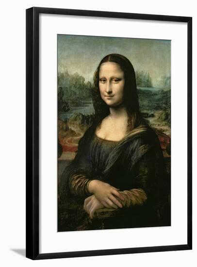 Mona Lisa, c.1507-Leonardo da Vinci-Framed Giclee Print