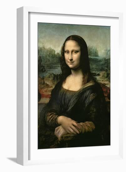 Mona Lisa, c.1507-Leonardo da Vinci-Framed Giclee Print