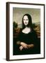 Mona Lisa, Copy of the Painting by Leonardo Da Vinci-Flemish-Framed Giclee Print