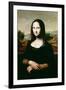 Mona Lisa, Copy of the Painting by Leonardo Da Vinci-Flemish-Framed Giclee Print