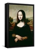 Mona Lisa, Copy of the Painting by Leonardo Da Vinci-Flemish-Framed Stretched Canvas