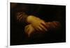 Mona Lisa, Detail of Her Hands, circa 1503-06-Leonardo da Vinci-Framed Giclee Print