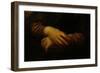 Mona Lisa, Detail of Her Hands, circa 1503-06-Leonardo da Vinci-Framed Giclee Print