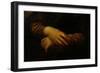 Mona Lisa, Detail of Her Hands, circa 1503-06-Leonardo da Vinci-Framed Giclee Print