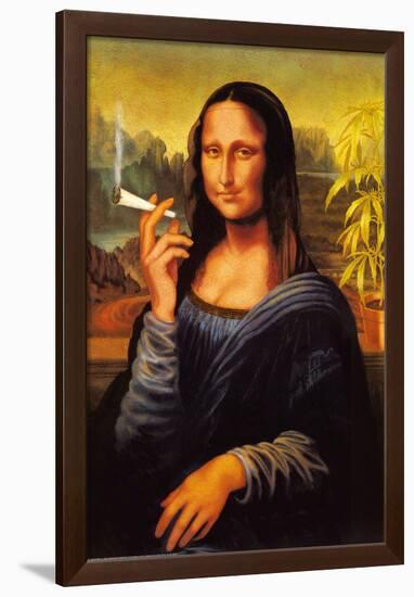 Mona Lisa - Joint-null-Framed Poster
