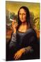 Mona Lisa - Joint-null-Mounted Poster