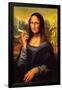 Mona Lisa - Joint-null-Framed Poster