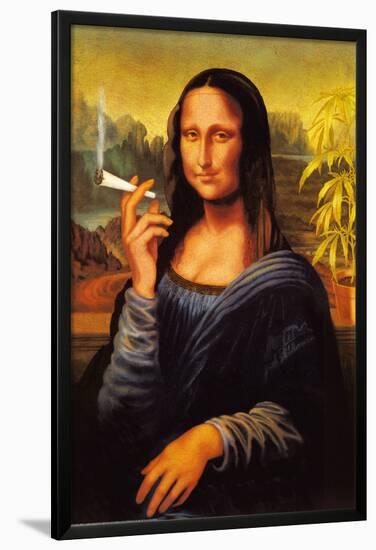 Mona Lisa - Joint-null-Lamina Framed Poster
