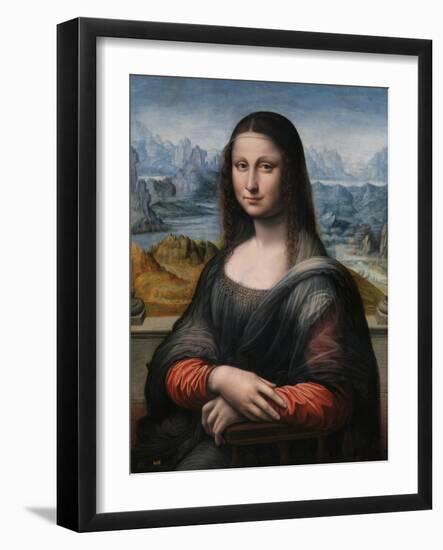 Mona Lisa (La Giocond), 1503-1516-Leonardo da Vinci-Framed Giclee Print