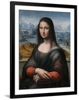 Mona Lisa (La Giocond), 1503-1516-Leonardo da Vinci-Framed Giclee Print