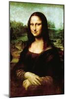 Mona Lisa, La Gioconda-Leonardo da Vinci-Mounted Art Print