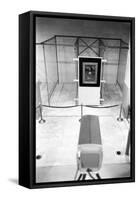 Mona Lisa on Loan to Usa Hanging in Vault at the National Gallery of Art. Washington D.C., 1962-John Loengard-Framed Stretched Canvas