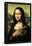 Mona Lisa Selfie Portrait-null-Framed Poster