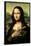 Mona Lisa Selfie Portrait-null-Framed Poster