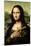 Mona Lisa Selfie Portrait-null-Mounted Poster