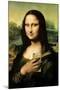 Mona Lisa Selfie Portrait-null-Mounted Art Print