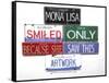 Mona Lisa Smiled-Gregory Constantine-Framed Stretched Canvas