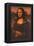 Mona Lisa Text-Leonardo da Vinci-Framed Mini Poster