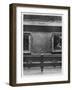 Mona Lisa the Gap on the Wall of the Carre Gallery of the Louvre Museum Paris-null-Framed Art Print