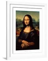 Mona Lisa-Unknown Leonardo da Vinci-Framed Art Print