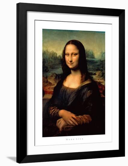 Mona Lisa-Unknown Leonardo da Vinci-Framed Art Print