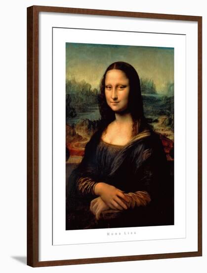 Mona Lisa-Unknown Leonardo da Vinci-Framed Art Print