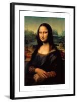 Mona Lisa-Unknown Leonardo da Vinci-Framed Art Print