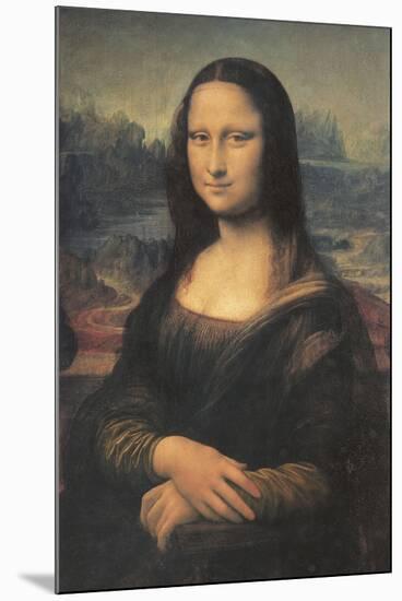 Mona Lisa-Leonardo Da Vinci-Mounted Art Print