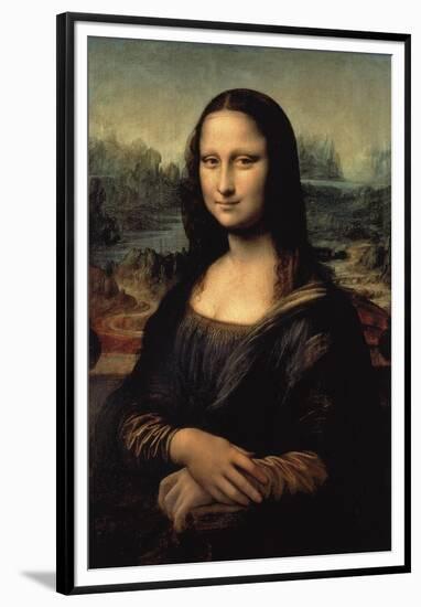 Mona Lisa-Leonardo da Vinci-Framed Giclee Print