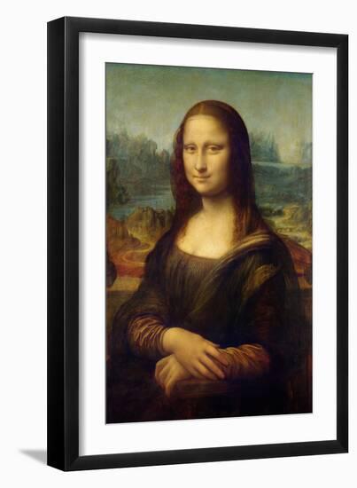 Mona Lisa-Leonardo Da Vinci-Framed Art Print